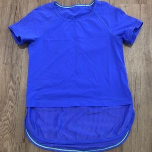 Purple Ivivva Run Day Fun Day athletic shirt